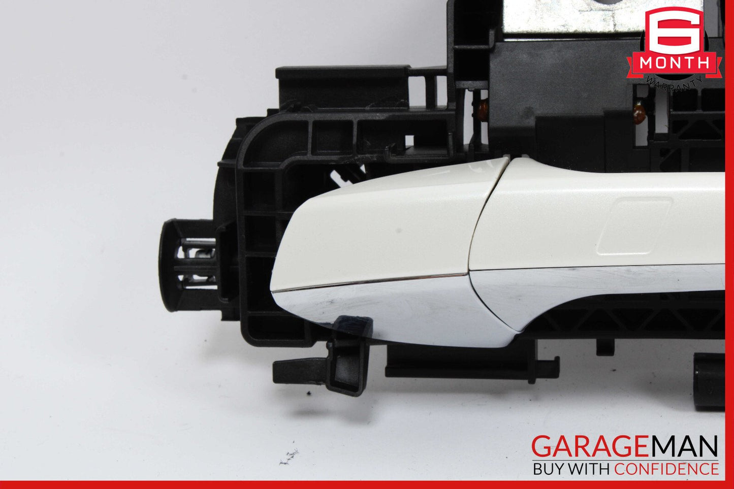 10-15 Mercedes X204 GLK250 Rear Left Side Exterior Door Handle White OEM