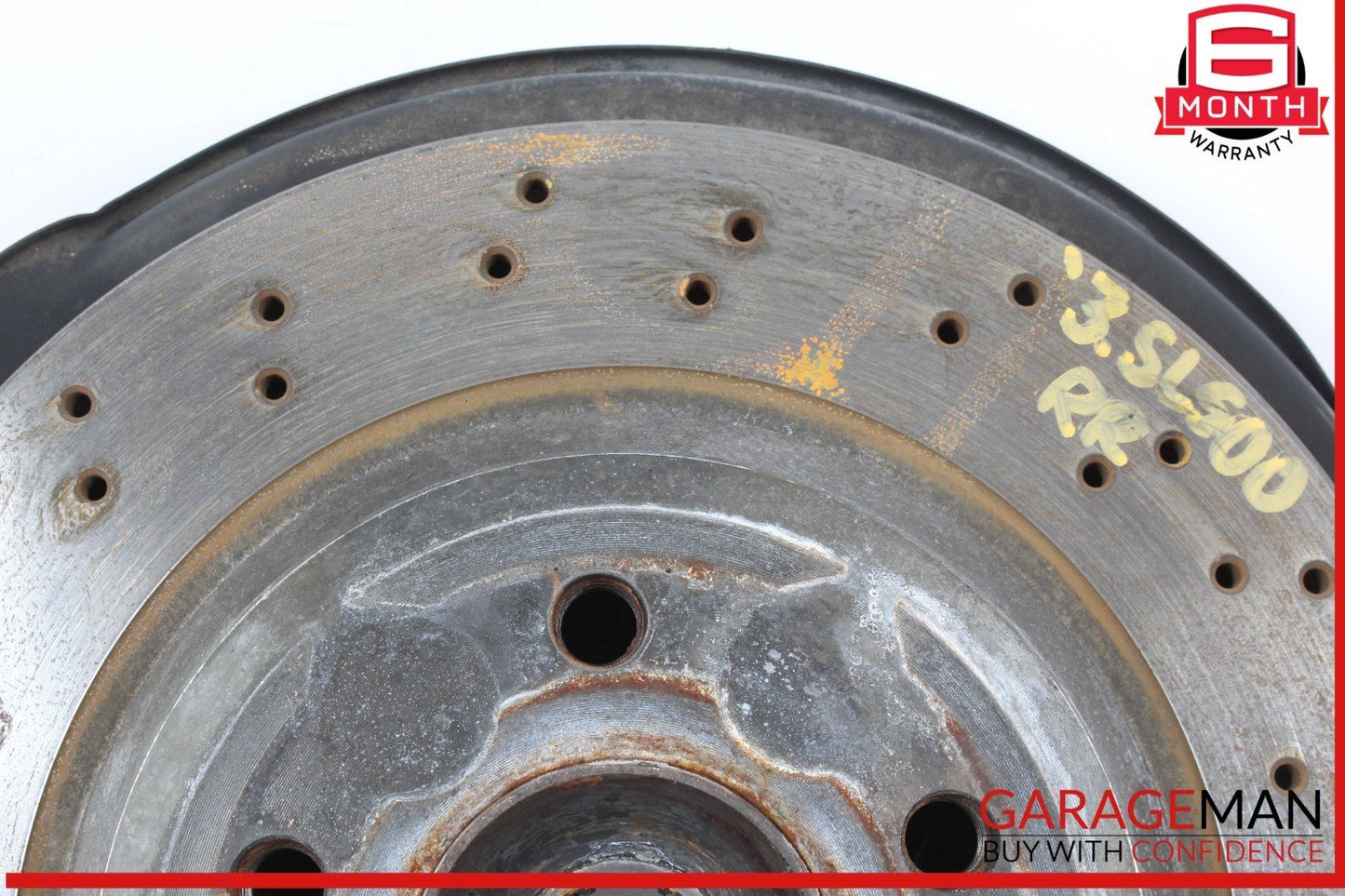 03-11 Mercedes R230 SL500 Rear Right Side Spindle Knuckle w/ Rotor Disc OEM
