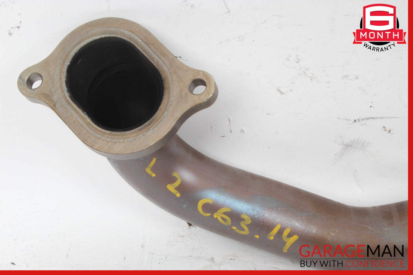 08-15 Mercedes W204 C63 AMG Exhaust System Hose Pipe Tube OEM