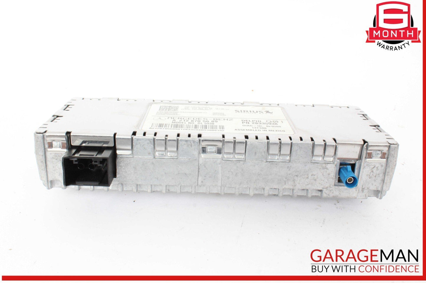 14-19 Mercedes W204 C250 Sirius Satellite Radio Receiver 2128705689 OEM
