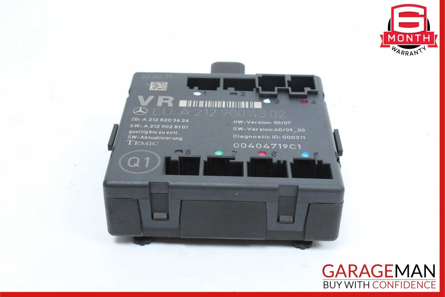 08-18 Mercedes W212 E350 E400 C250 Front Right Side Door Control Module Unit OEM