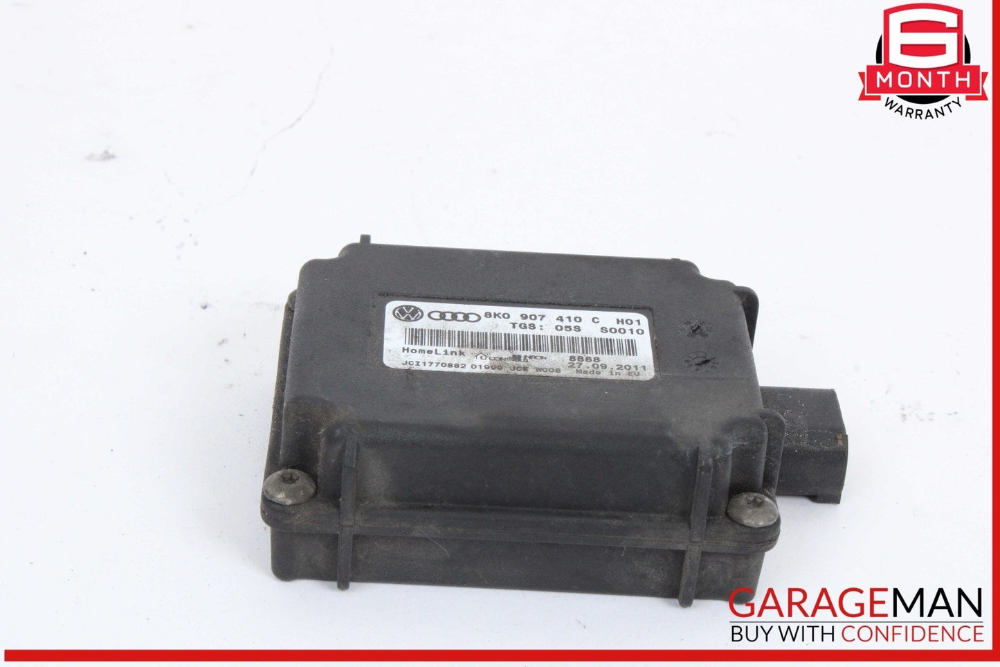 09-12 Audi S5 S4 HomeLink Garage Door Opener Control Module Unit 8K0907410C OEM