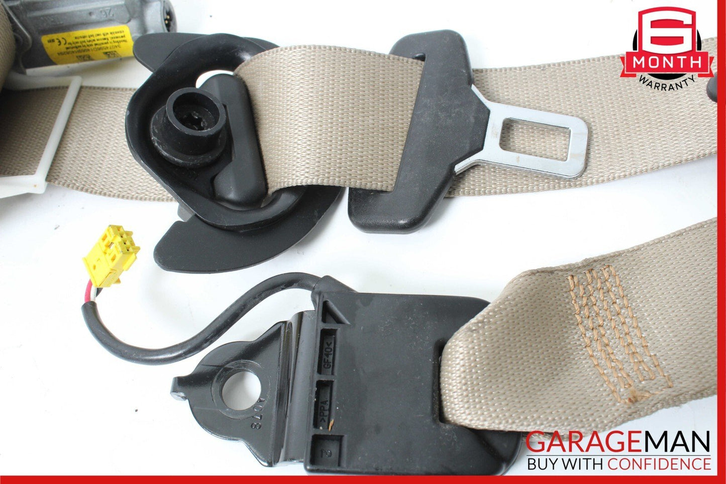 08-14 Mercedes W204 C250 C300 C350 Front Right Side Seat Belt Retractor Beige