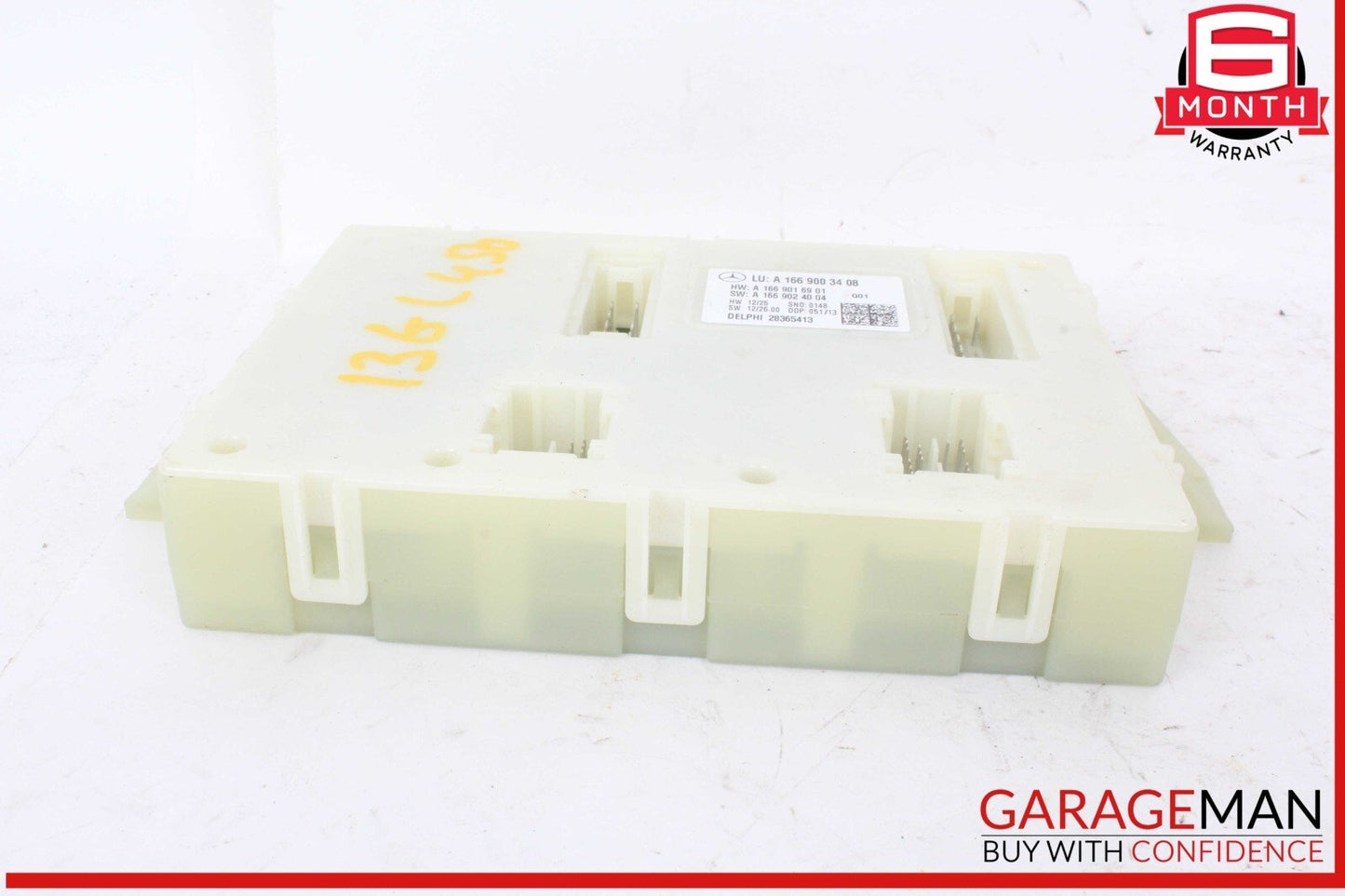 13-19 Mercedes X166 GL450 4MATIC Rear SAM Module Control Unit Signal Acquisition