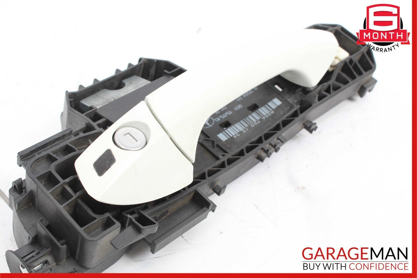 08-17 Mercedes W204 C300 Front Left Driver Side Exterior Door Handle White OEM