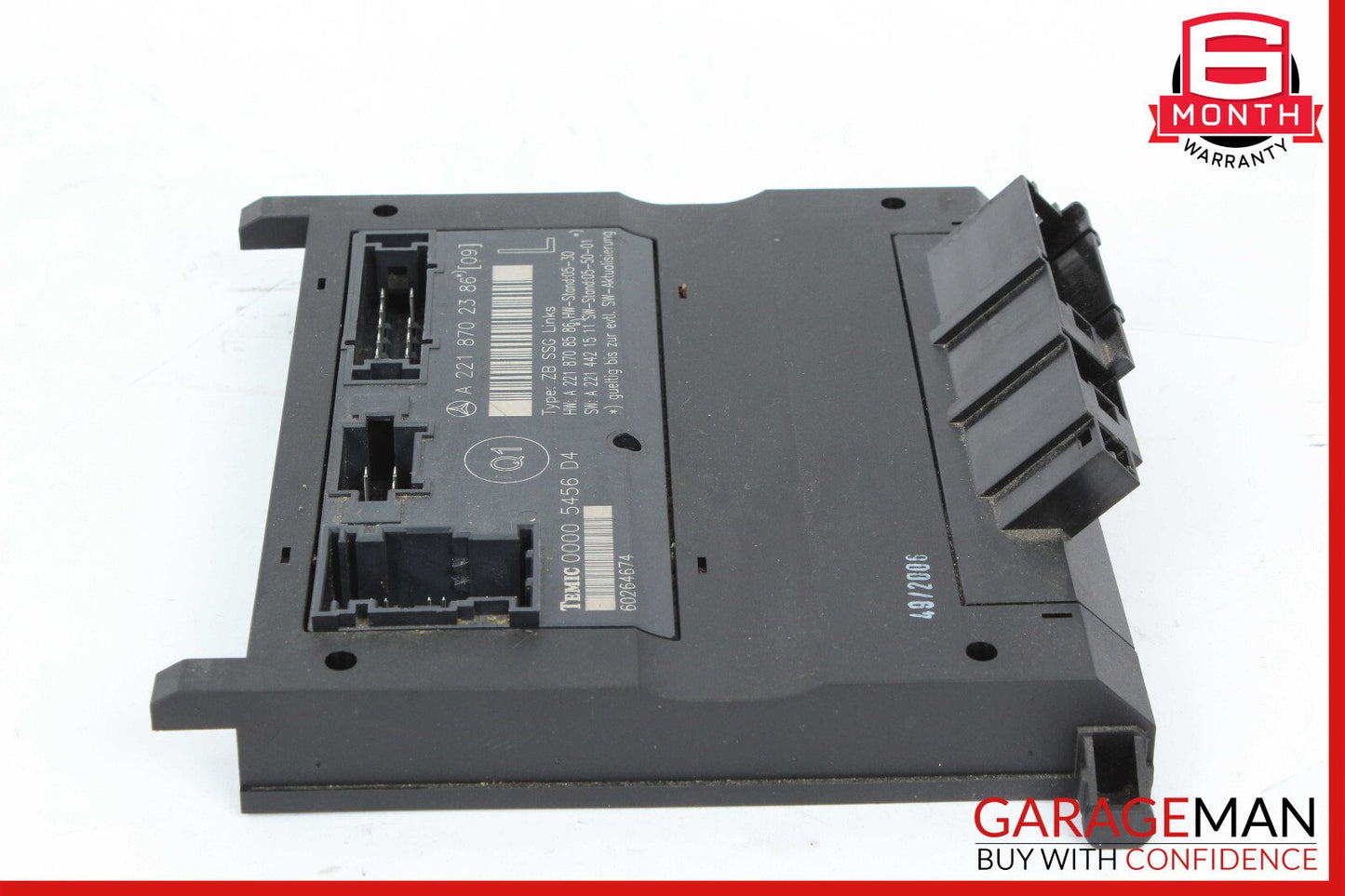 07-13 Mercedes W221 S550 S63 Front Left Driver Side Under Seat Control Unit OEM