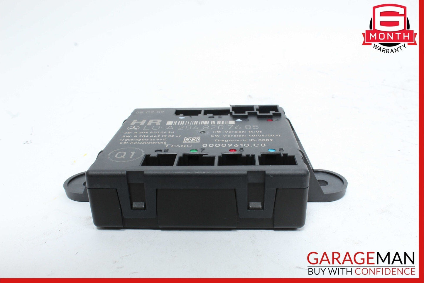 08-18 Mercedes W204 C350 GLK350 C250 Rear Right Side Door Control Module OEM