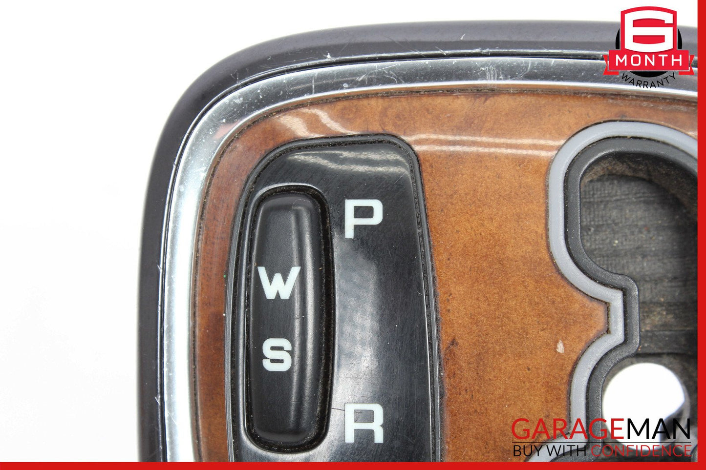 00-06 Mercedes W220 S430 S55 AMG Gear Shift Shifter Indicator Trim Bezel Wood