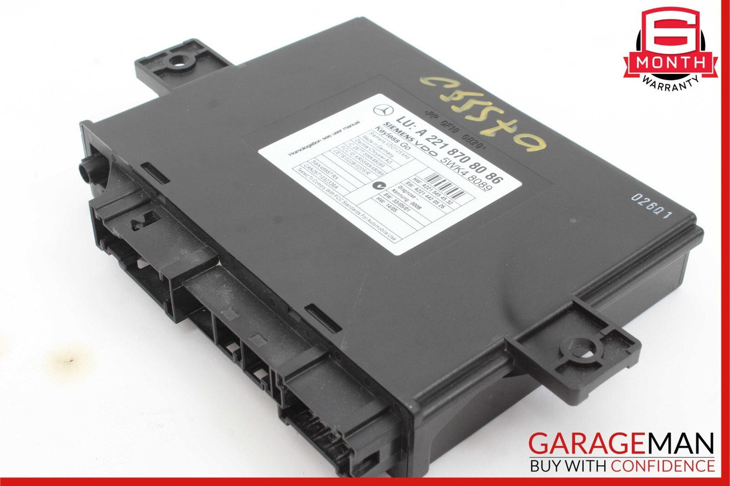 07-09 Mercedes W221 S550 S63 AMG Door Keyless Go Control Module 2218708086 OEM
