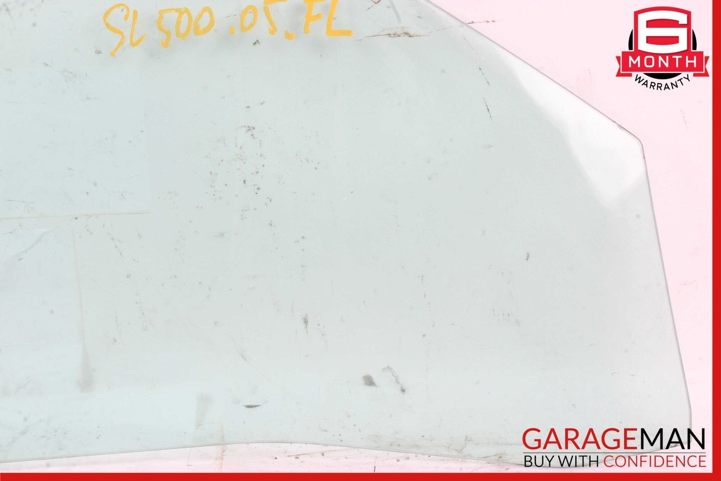 03-12 Mercedes R230 SL500 SL55 AMG Front Left Driver Side Door Window Glass OEM