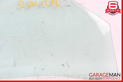03-12 Mercedes R230 SL500 SL55 AMG Front Left Driver Side Door Window Glass OEM