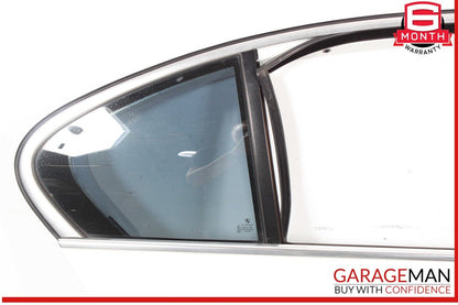 11-16 BMW 528i 535i 550i Rear Right Side Door Shell Panel White OEM