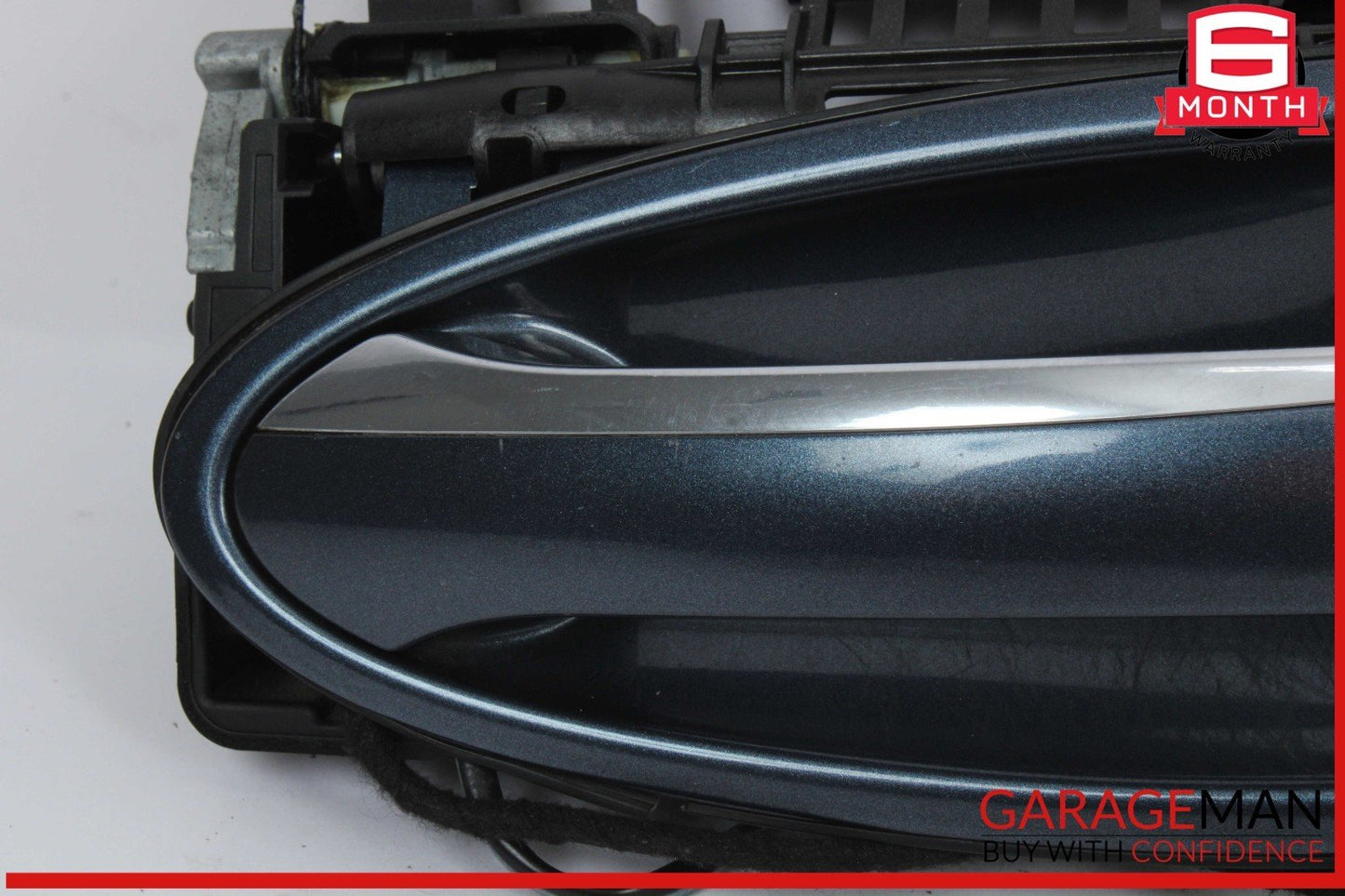 10-16 Porsche Panamera 970 Rear Left Driver Side Exterior Door Handle Blue OEM