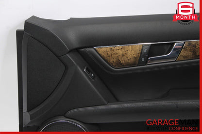 08-14 Mercedes W204 C350 Front Right Interior Door Panel Trim Assembly Black