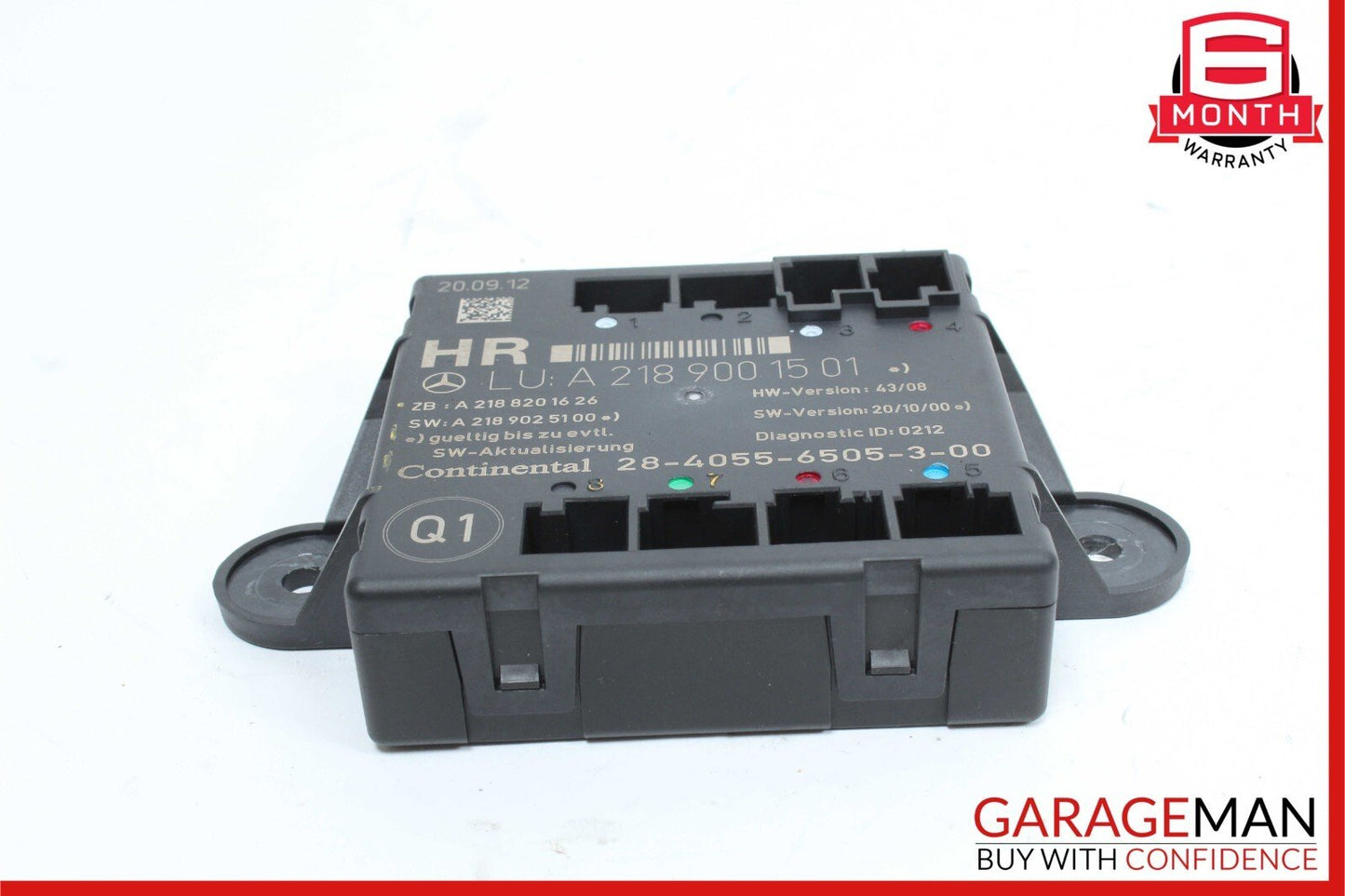 08-18 Mercedes W212 E350 4Matic Rear Right Side Door Control Module OEM