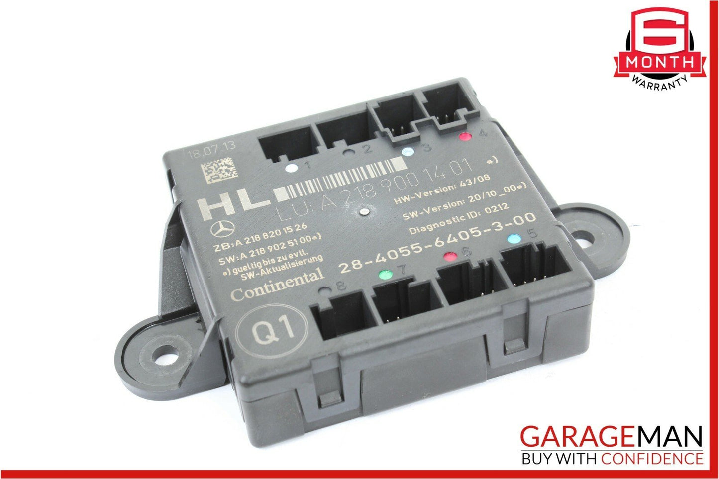08-14 Mercedes W204 C250 C350 Rear Left Door Control Module 2189001401 OEM
