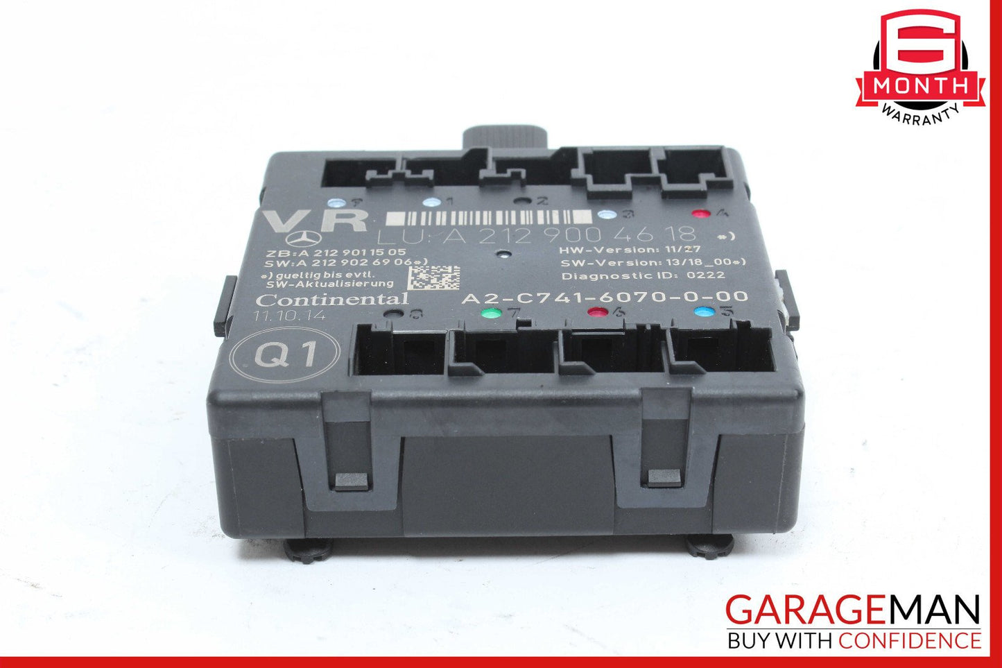08-17 Mercedes W207 E400 Front Right Passenger Side Door Control Module OEM