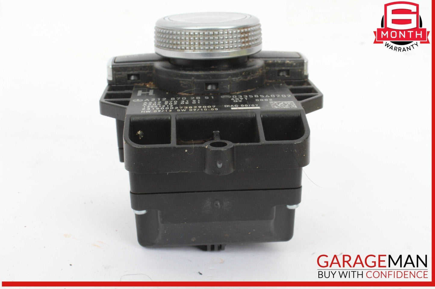 10-13 Mercedes W212 E350 Bluetec Console Head Unit Controller Knob Multi Switch