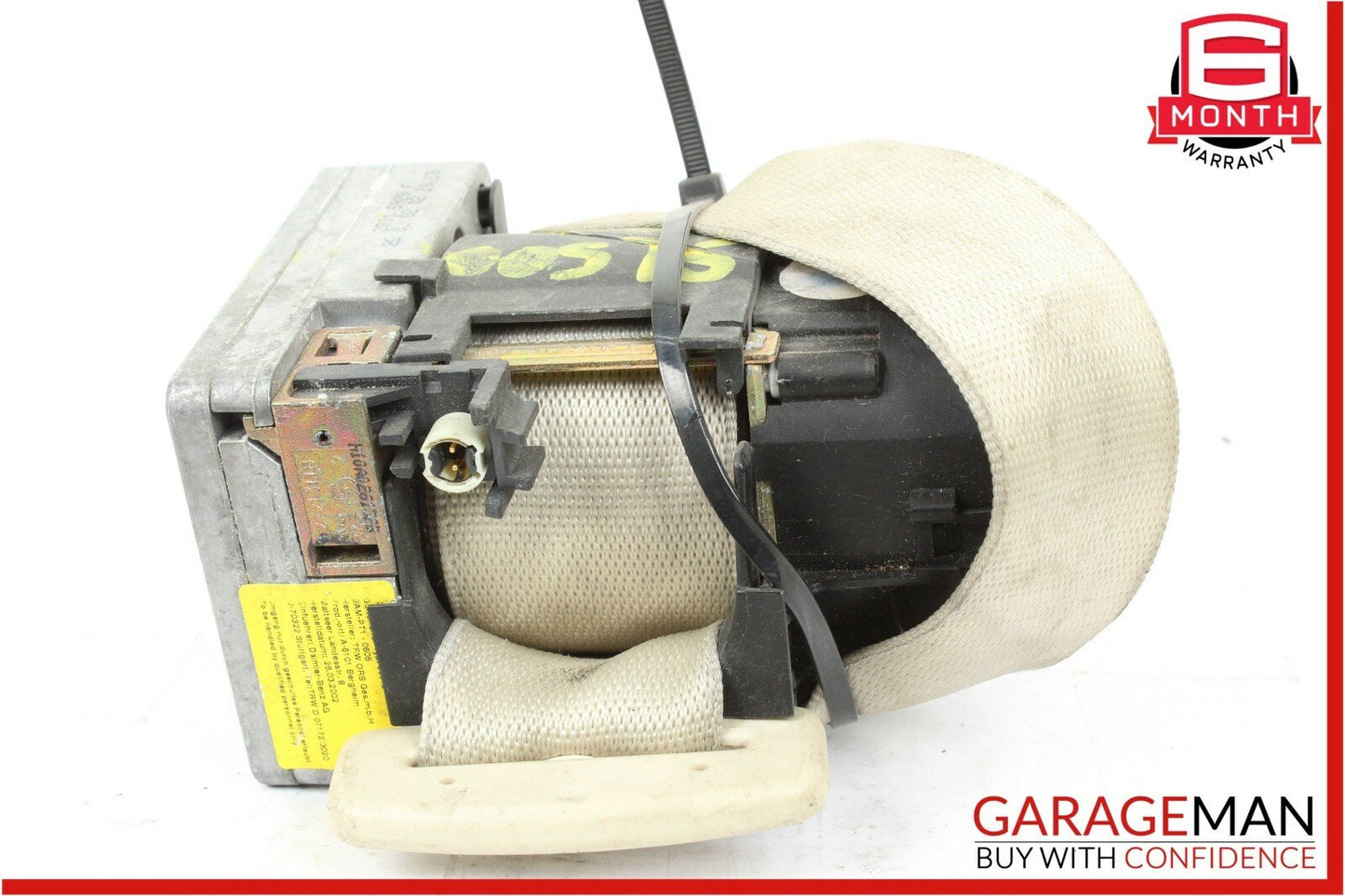 03-06 Mercedes R230 SL500 Front Right Side Seat Belt Seatbelt Retractor Beige