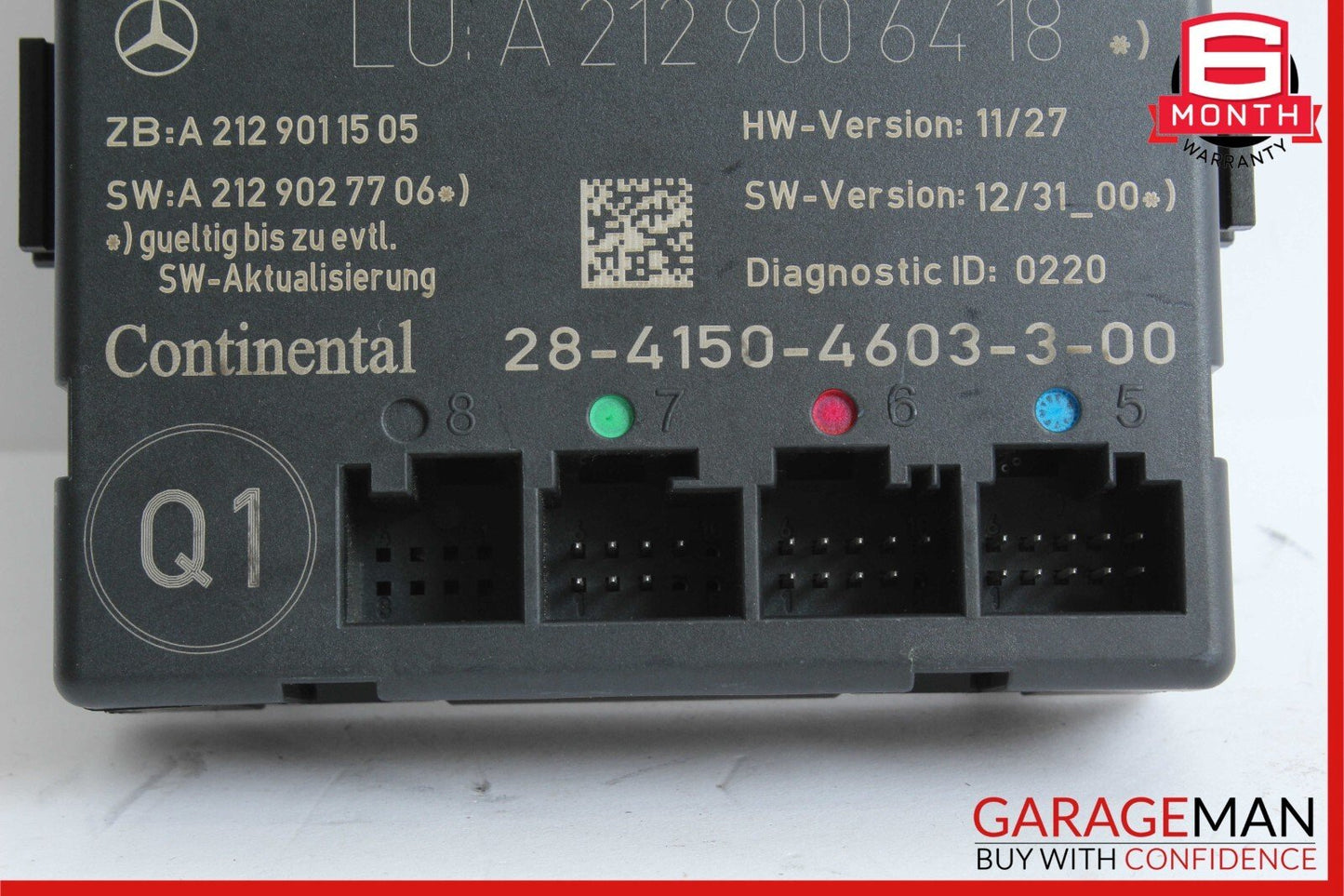 08-14 Mercedes W204 C250 C350 Front Right Door Control Module 2129006418 OEM