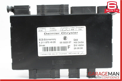 03-11 Mercedes CLS500 ML350 GL450 Front Left Side Seat Control Module Unit