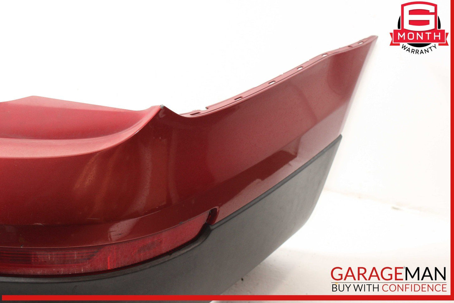 07-09 Audi Q7 Rear Bumper Cover Assembly Red OEM