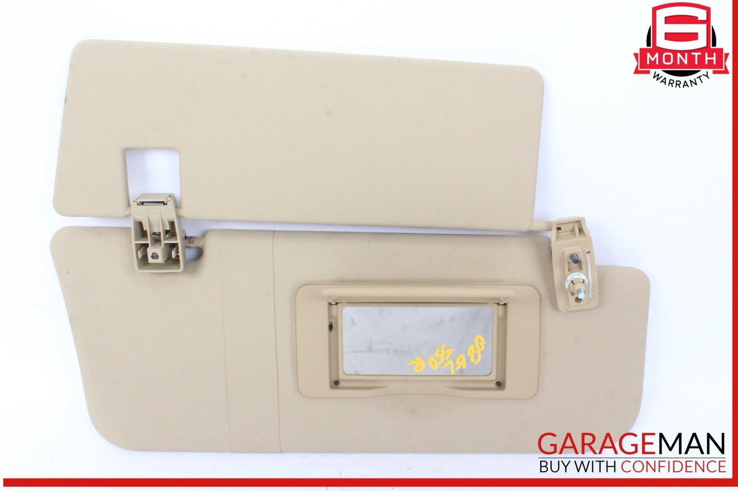 06-12 Mercedes X164 GL550 GL450 Front Right Side Sun Visor Sunvisor Shade OEM