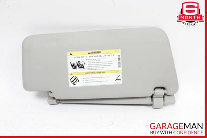 12-16 Mercedes X166 GL450 ML400 Sun Visor Sunvisor Left Driver Side Gray OEM