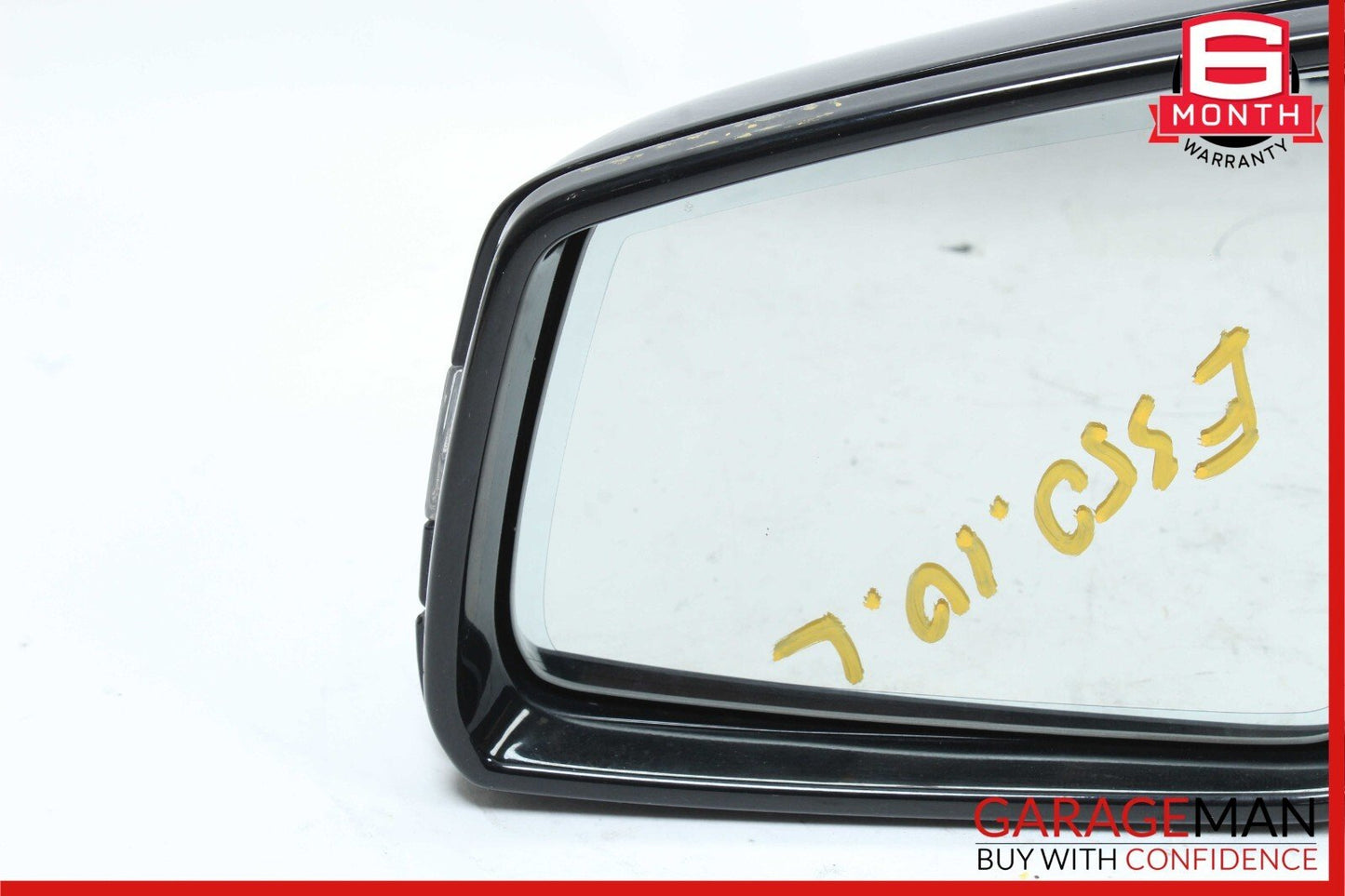 10-13 Mercedes W212 E350 Front Left Driver Side Door Rear View Mirror Black OEM