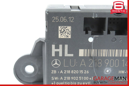 08-15 Mercedes W204 C250 Rear Left Driver Side Door Control Module Q1 OEM