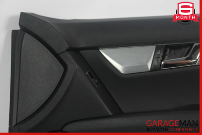 08-14 Mercedes W204 C250 C300 Sedan Front Right Side Interior Door Panel Black