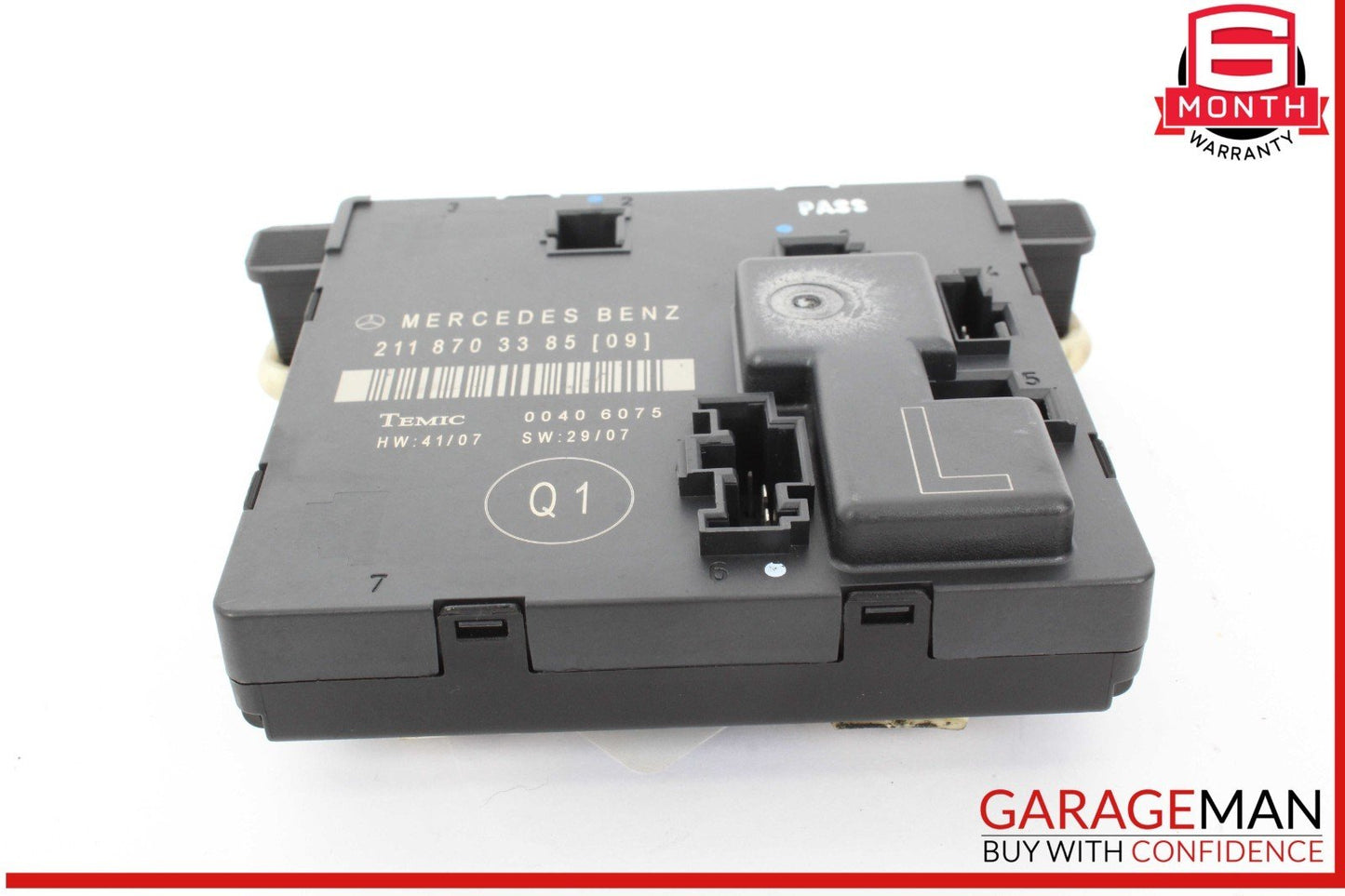 07-09 Mercedes W211 E350 E550 Rear Left Side Door Control Module 2118703385 OEM