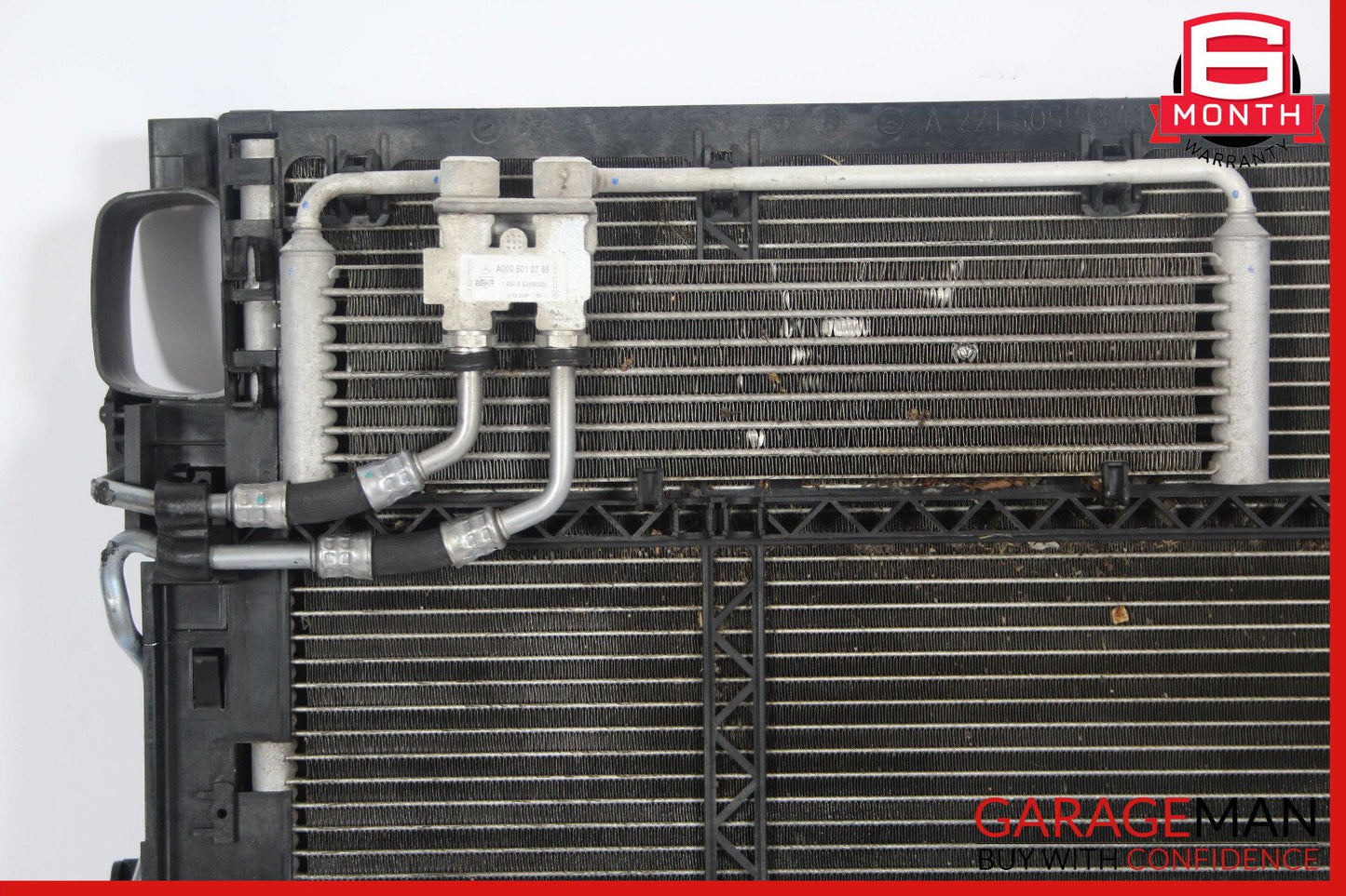 07-09 Mercedes W216 CL550 Engine Radiator AC A/C Cooling Condenser Assy