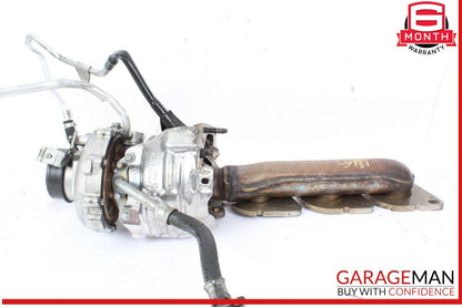 11-16 Mercedes X166 GL450 4MATIC Left Turbocharger Turbo Charger Manifold OEM