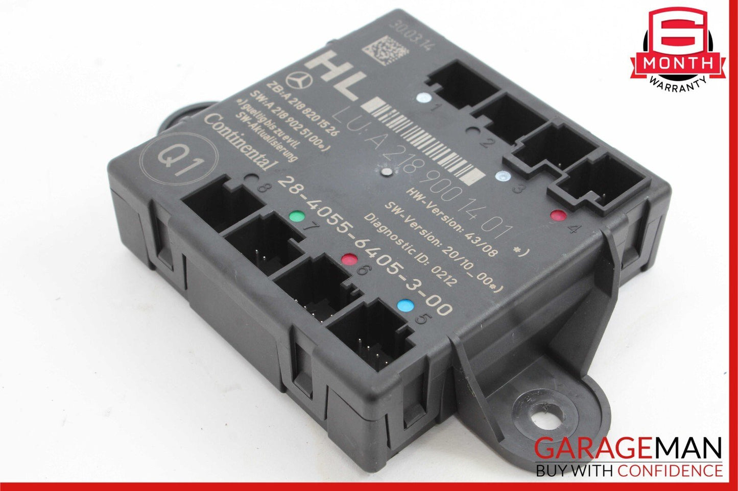 08-18 Mercedes W204 C250 CLS550 Rear Left Side Door Control Module Unit