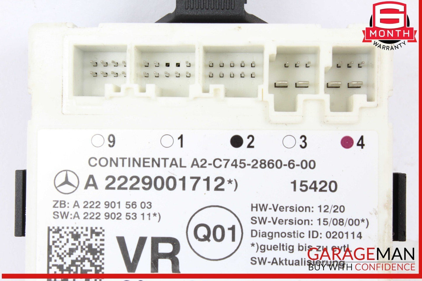 15-20 Mercedes W205 C300 C350e Front Right Side Door Control Module OEM