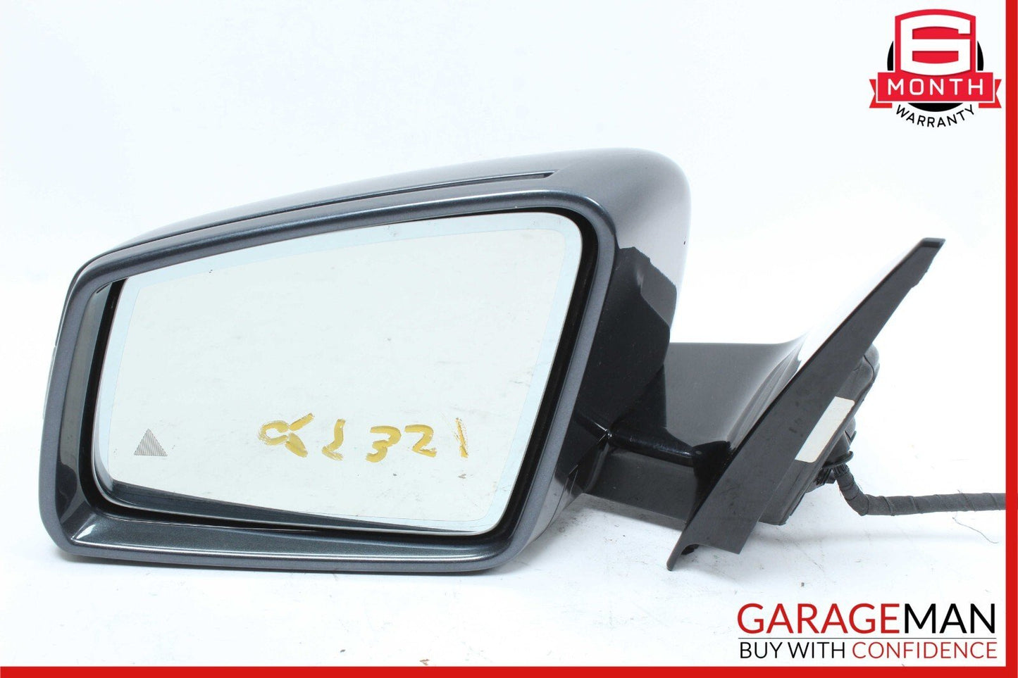 10-17 Mercedes W207 E400 Front Left Side Mirror Door Rear View Cavansite Blue