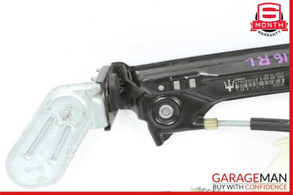 14-17 Maserati Ghibli Rear Left Driver Side Door Window Regulator w/o Motor OEM