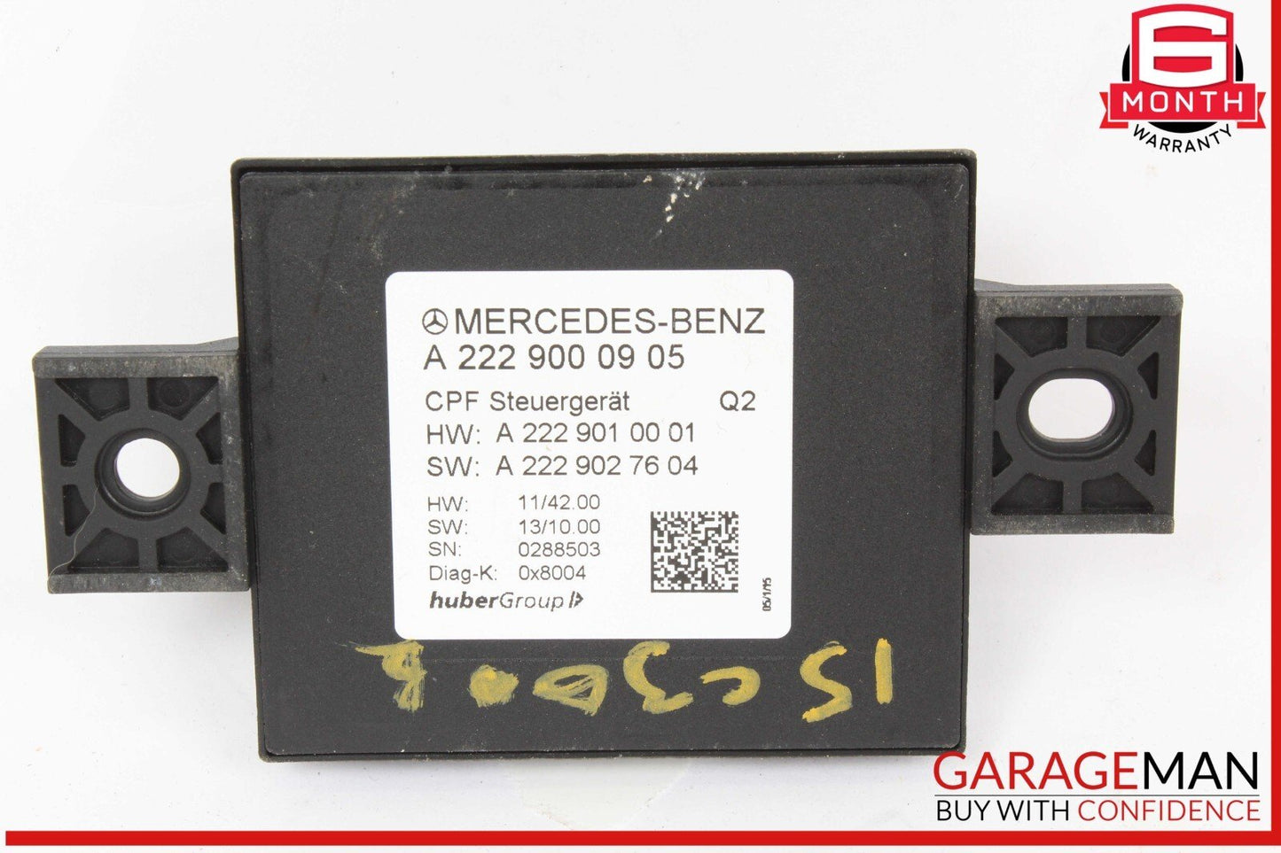 14-20 Mercedes W205 C300 GLC450 S600 Camera Soiling Prevention Control Unit OEM
