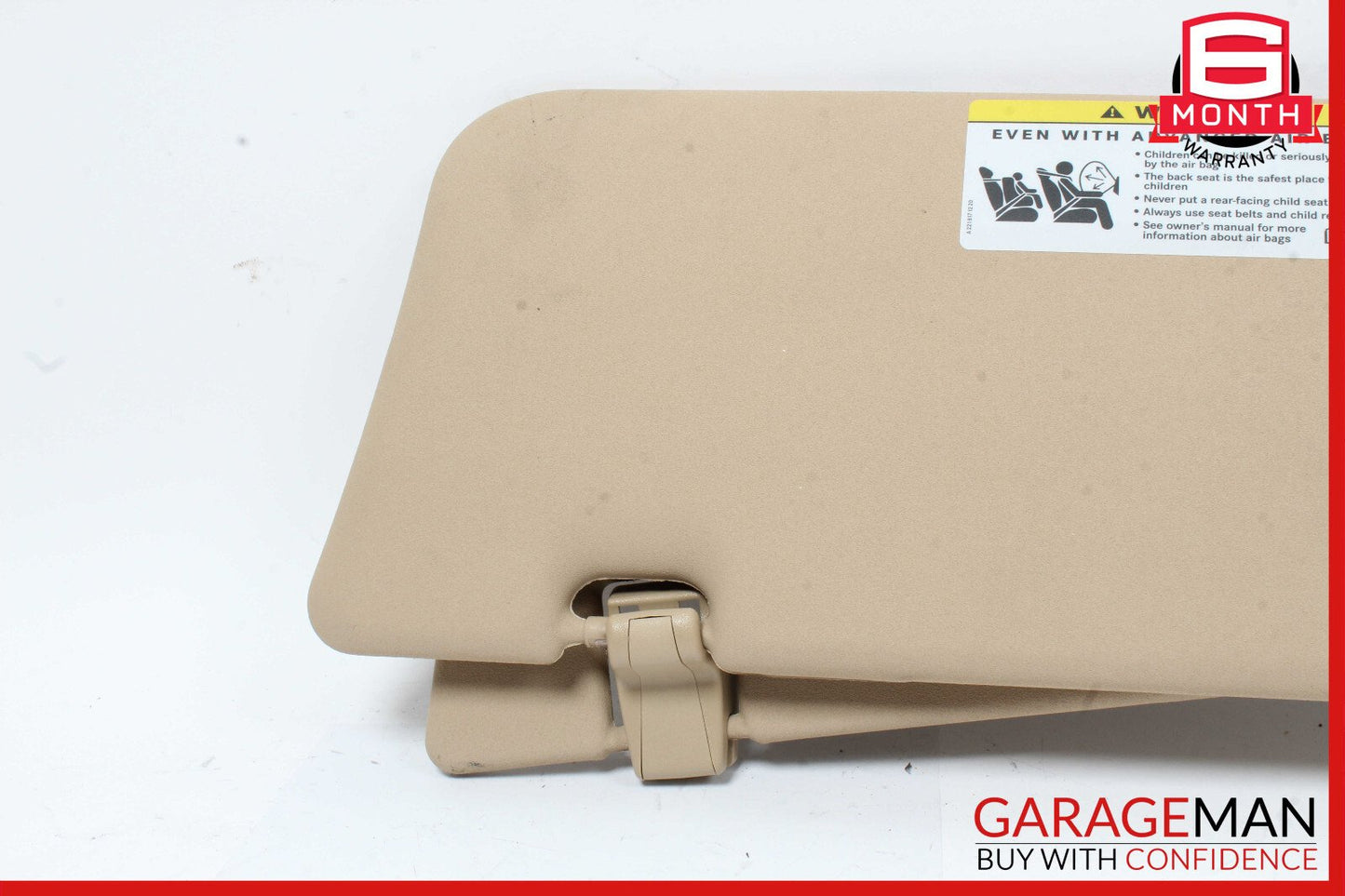 06-12 Mercedes X164 GL550 ML450 Sun Visor Sunvisor Right Side Brown OEM