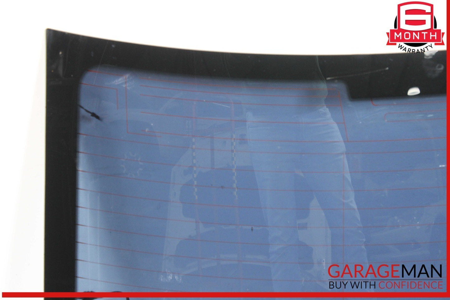 11-17 Audi D4 A8 S8 A8L Rear Back Windshield Glass 4H4845501R OEM