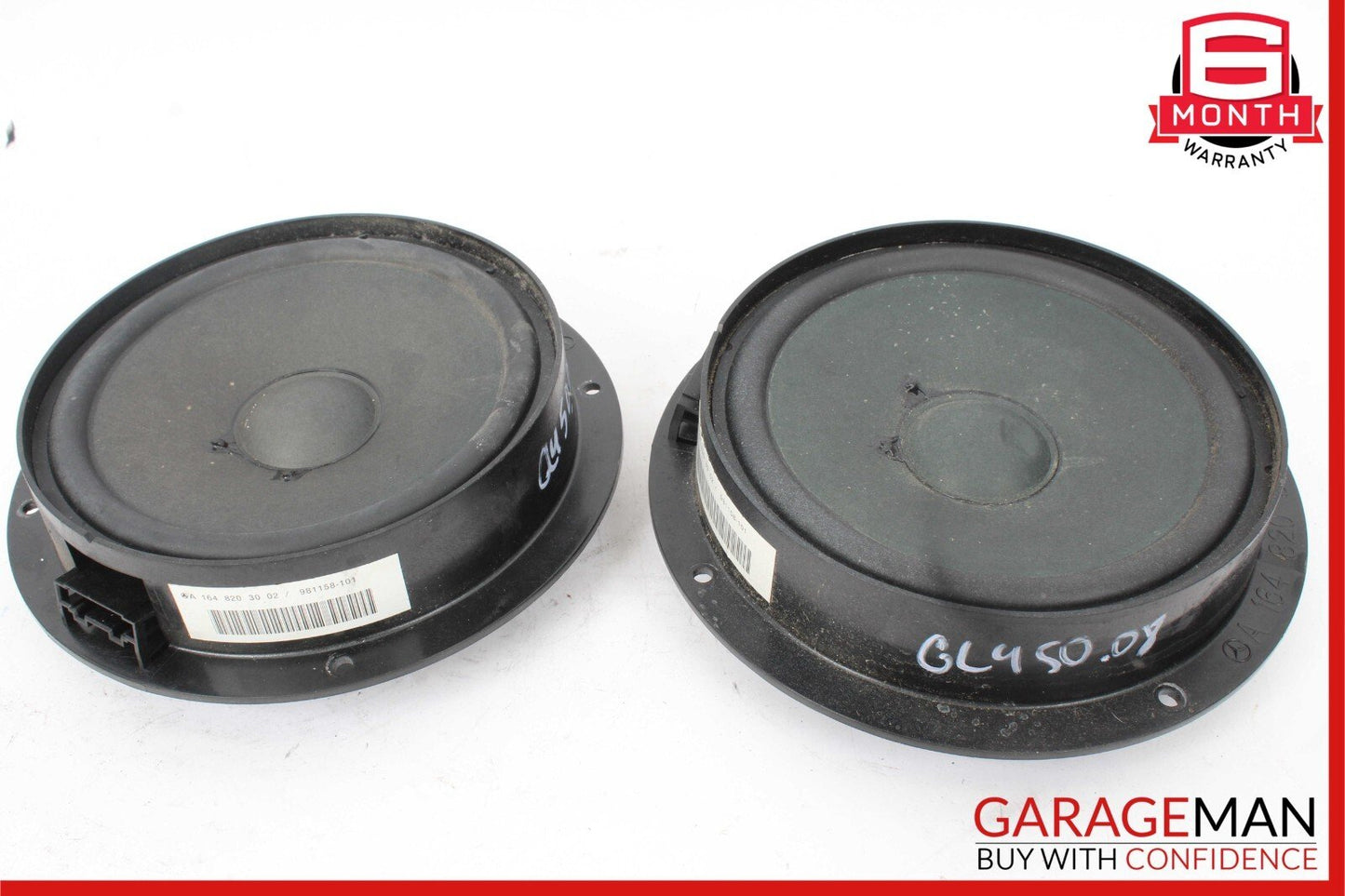 06-12 Mercedes GL450 ML350 Rear Left & Right Door Sound Audio Speakers Set of 2