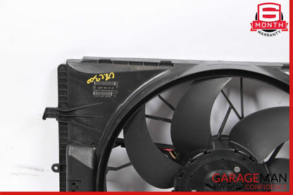 08-18 Mercedes E350 C300 Engine Radiator Cooling Fan Motor Shroud Assembly