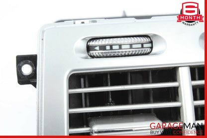 07-13 Mercedes W221 S400 S65 AMG Center Console Rear AC Vent Trim Silver OEM