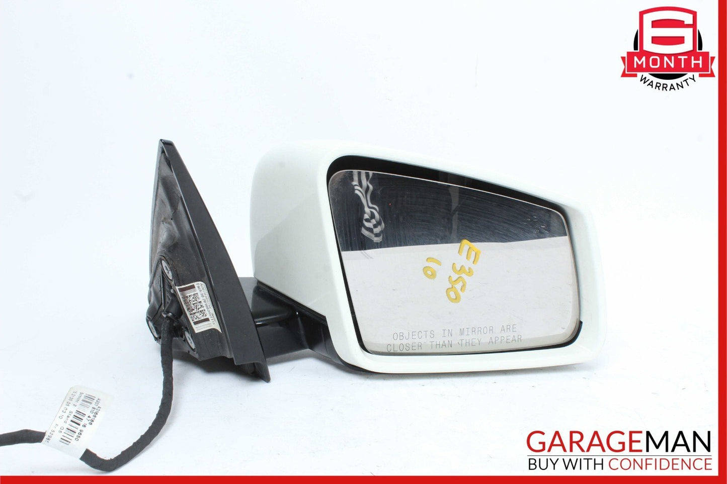 10-13 Mercedes W207 E350 E63 AMG Front Right Side Mirror Door Rear View White