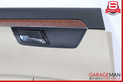 07-09 Mercedes W221 S450 S550 Rear Left Interior Door Panel Cover Brown