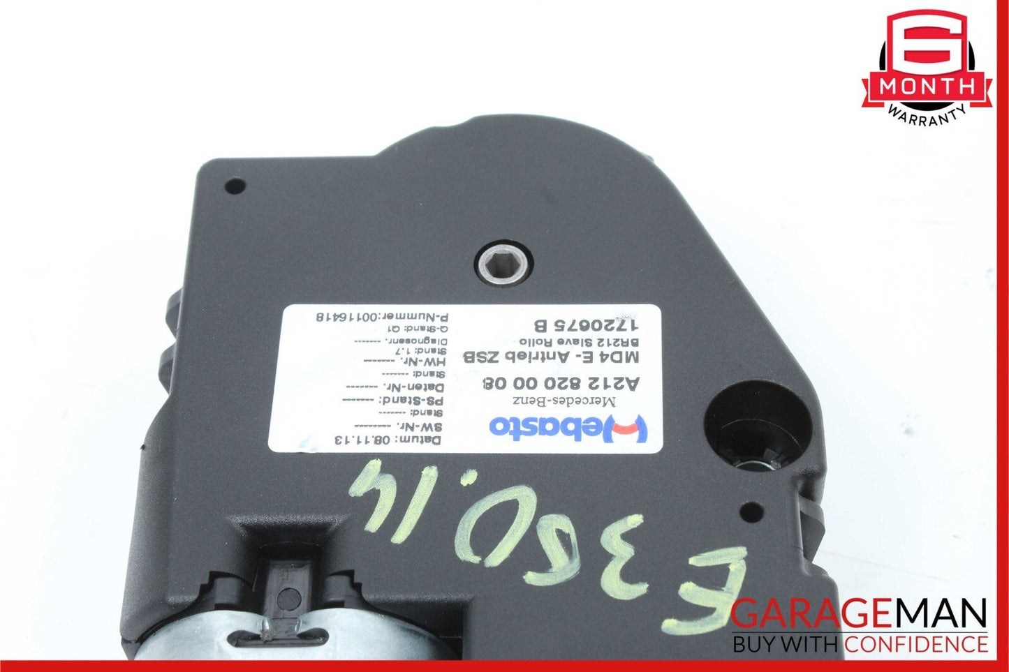 10-17 Mercedes C250 E350 E63 Sunroof Roof Sun Shade Screen Roller Blind Motor