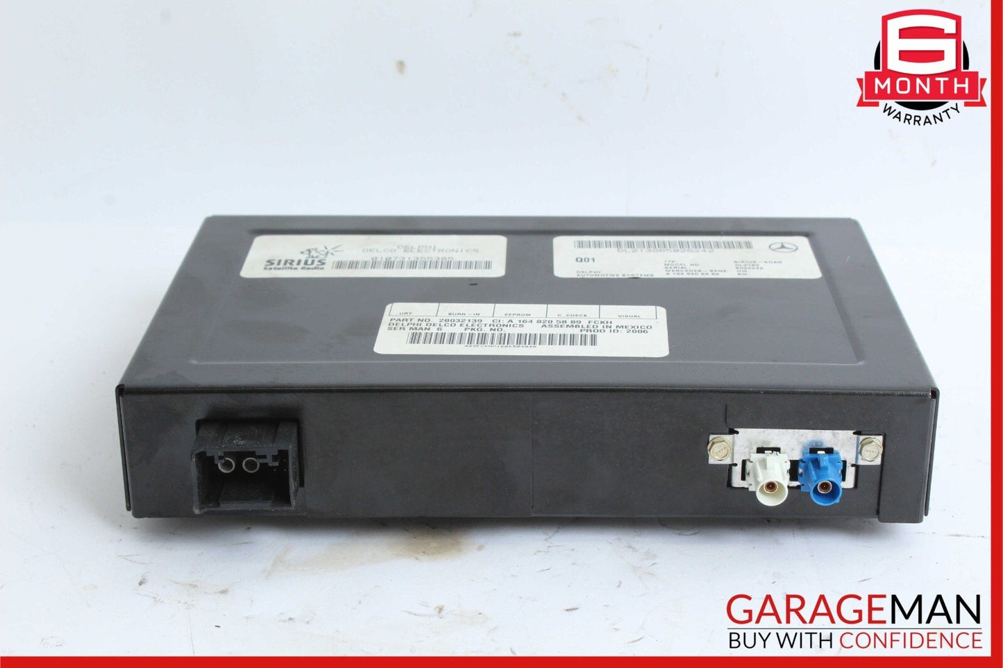 03-09 Mercedes R350 SLK350 ML450 Sirius Satellite Radio Receiver Module Unit OEM