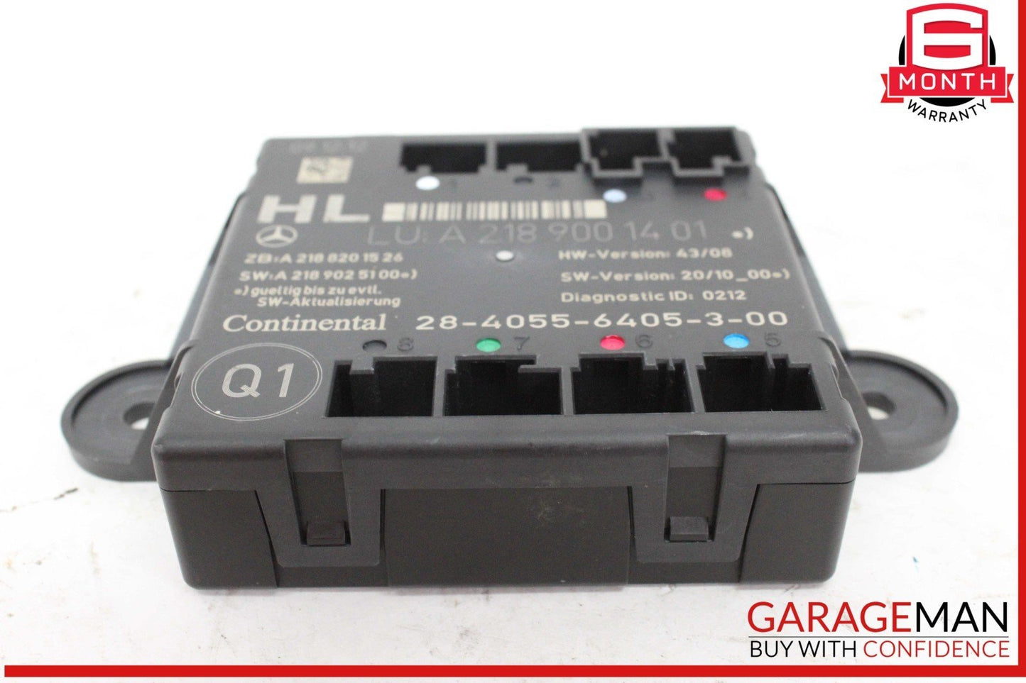 08-18 Mercedes W204 C250 CGI Rear Left Driver Side Door Control Module Unit OEM