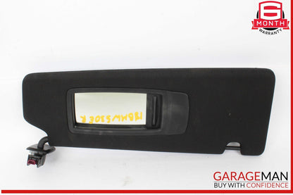 17-20 BMW 530E Front Right Passenger Side Sun Visor Sunvisor Black OEM